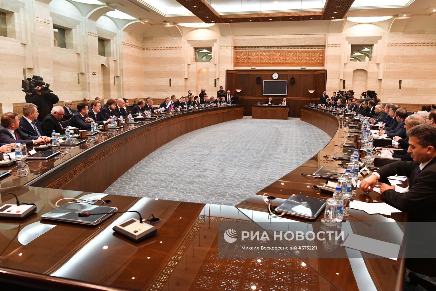 Заседание межправительственной комиссии России и Сирии