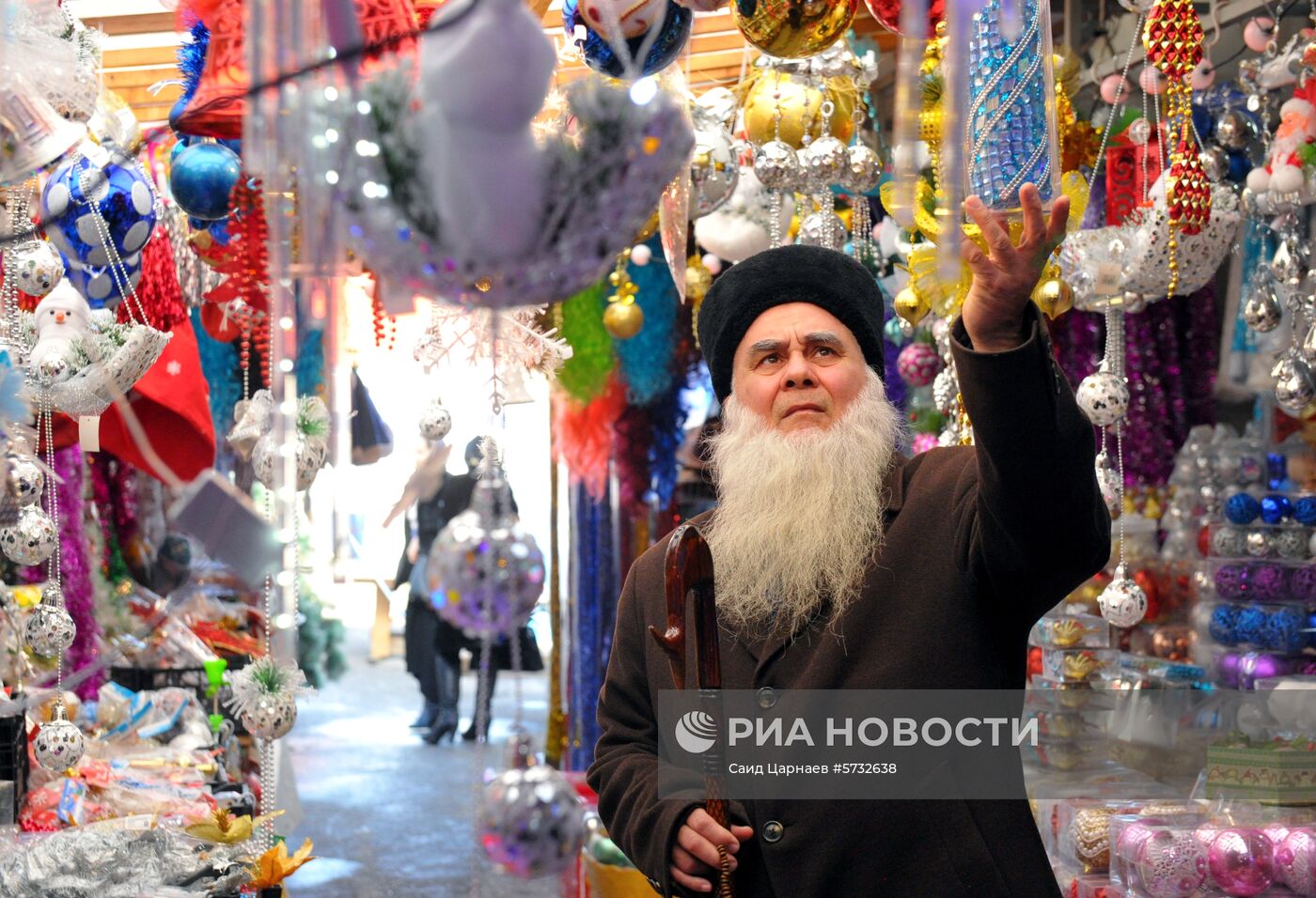 Новогодняя ярмарка в Грозном