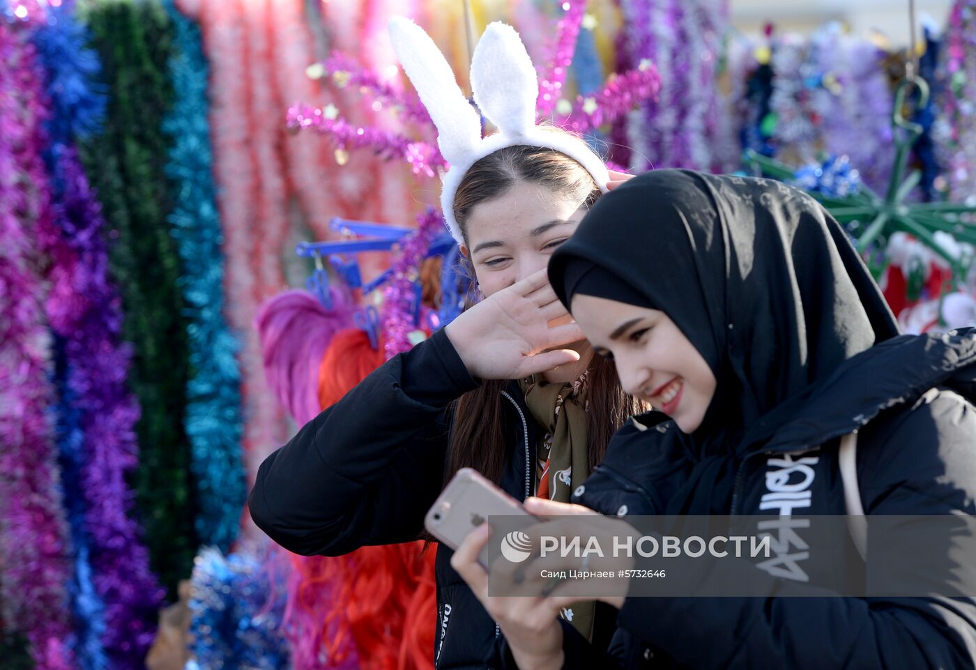 Новогодняя ярмарка в Грозном