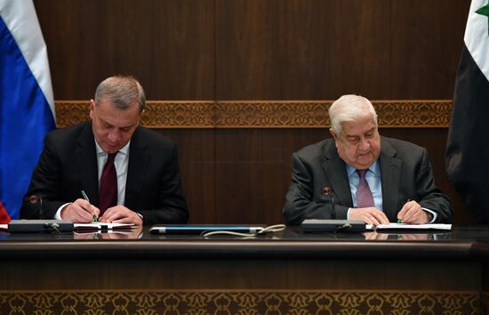 Визит вице-премьера РФ Ю. Борисова в Сирию. День второй