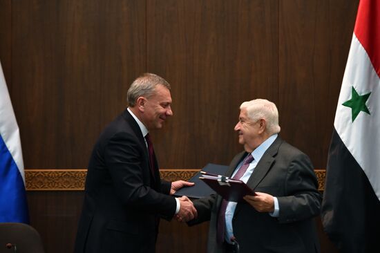 Визит вице-премьера РФ Ю. Борисова в Сирию. День второй