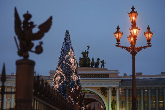 Главная новогодняя елка в Санкт-Петербурге