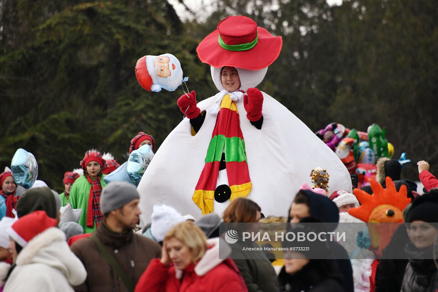 Конкурс "Санта Клаус отдыхает – на арене Дед Мороз" 