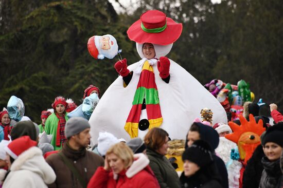 Конкурс "Санта Клаус отдыхает – на арене Дед Мороз" 