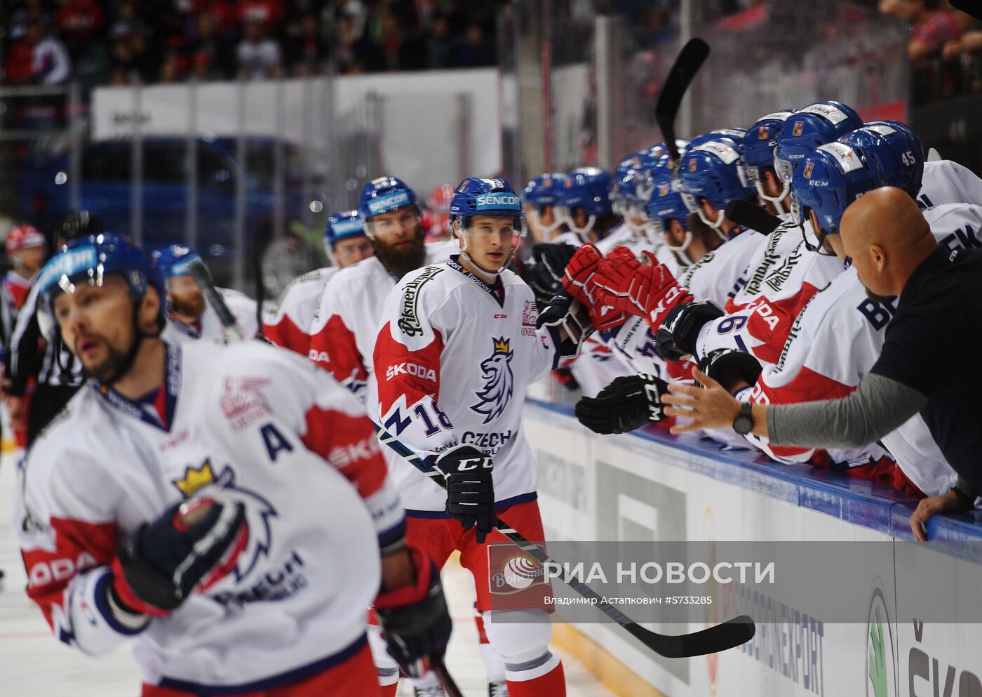 Хоккей. Кубок Первого канала. Матч Россия - Чехия