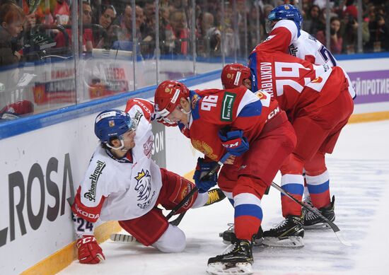 Хоккей. Кубок Первого канала. Матч Россия - Чехия
