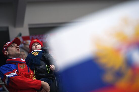 Хоккей. Кубок Первого канала. Матч Россия - Чехия