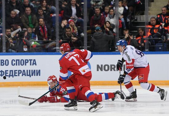 Хоккей. Кубок Первого канала. Матч Россия - Чехия