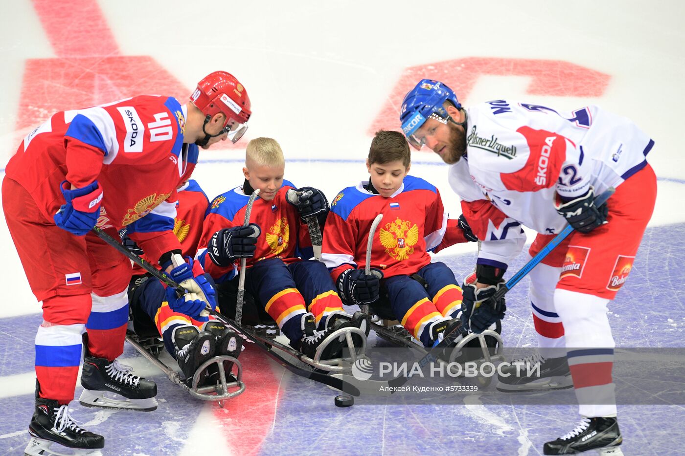 Хоккей. Кубок Первого канала. Матч Россия - Чехия