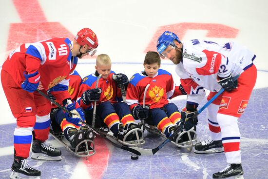 Хоккей. Кубок Первого канала. Матч Россия - Чехия