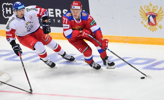 Хоккей. Кубок Первого канала. Матч Россия - Чехия