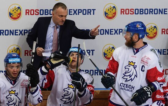 Хоккей. Кубок Первого канала. Матч Россия - Чехия