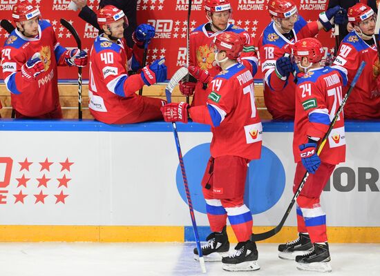 Хоккей. Кубок Первого канала. Матч Россия - Чехия