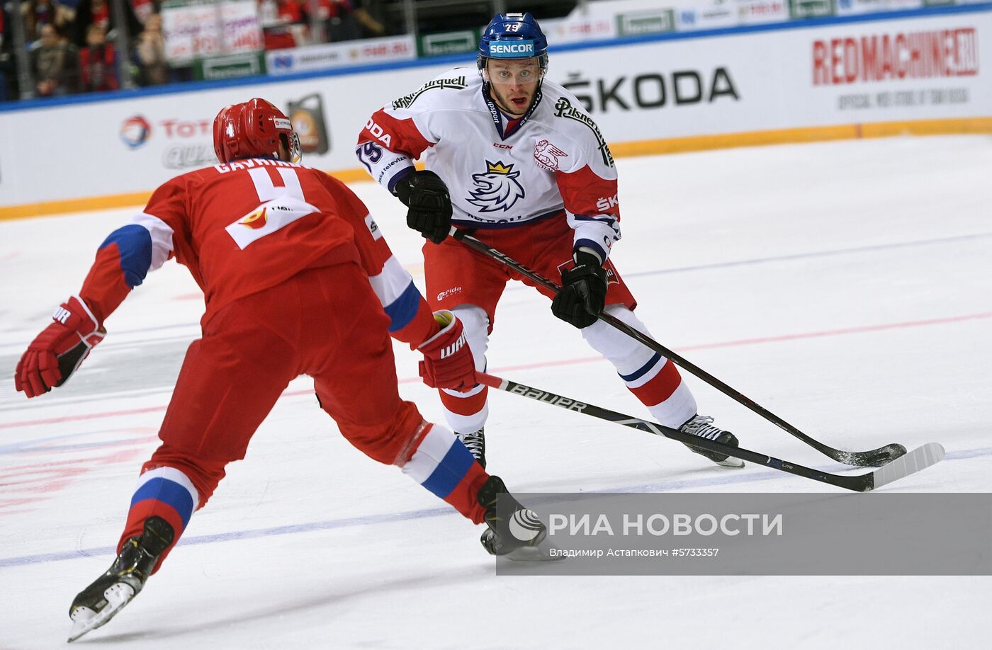 Хоккей. Кубок Первого канала. Матч Россия - Чехия
