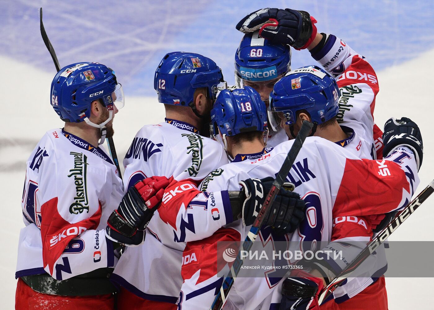 Хоккей. Кубок Первого канала. Матч Россия - Чехия