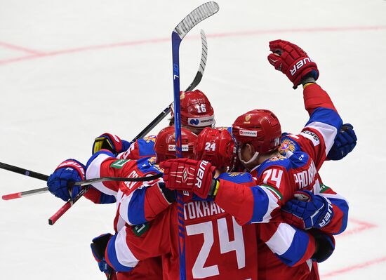 Хоккей. Кубок Первого канала. Матч Россия - Чехия