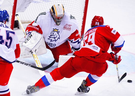 Хоккей. Кубок Первого канала. Матч Россия - Чехия