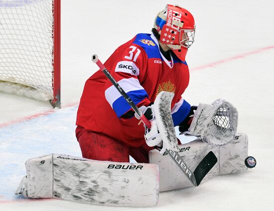 Хоккей. Кубок Первого канала. Матч Россия - Чехия