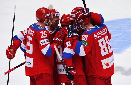 Хоккей. Кубок Первого канала. Матч Россия - Чехия
