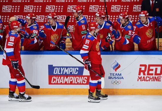 Хоккей. Кубок Первого канала. Матч Россия - Чехия