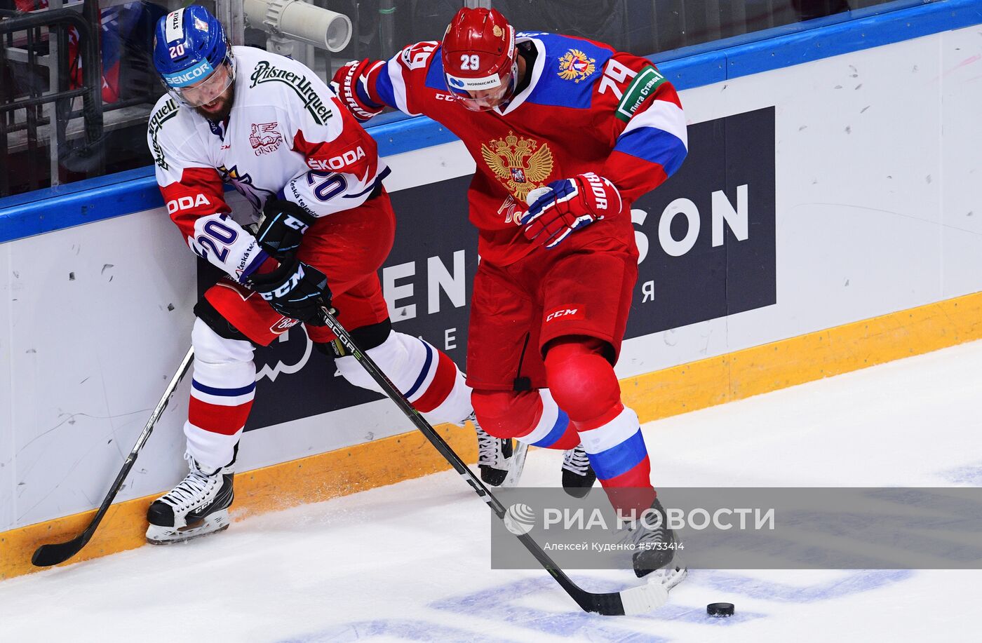 Хоккей. Кубок Первого канала. Матч Россия - Чехия