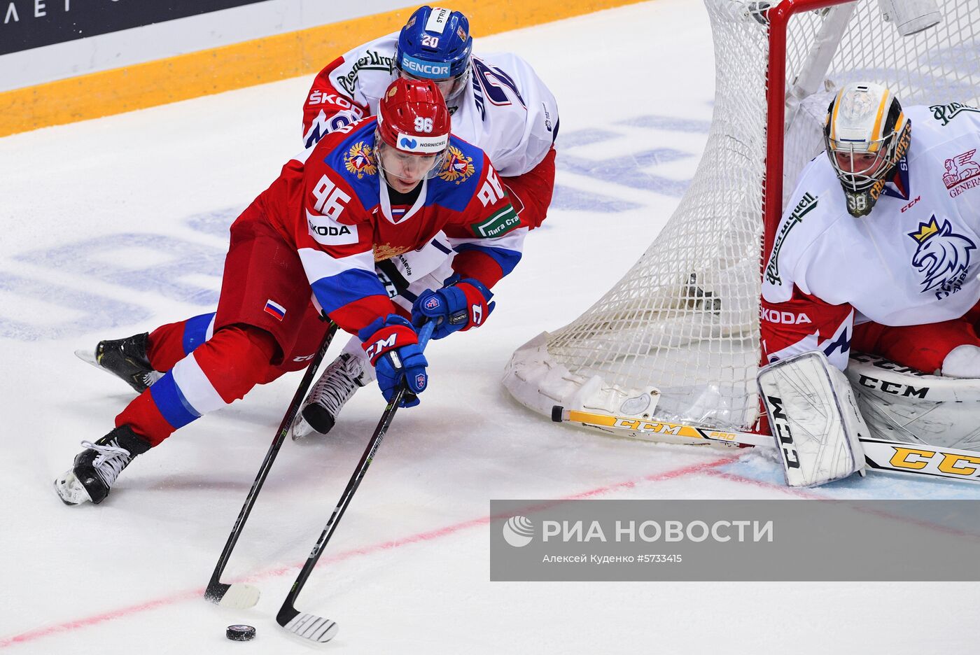 Хоккей. Кубок Первого канала. Матч Россия - Чехия