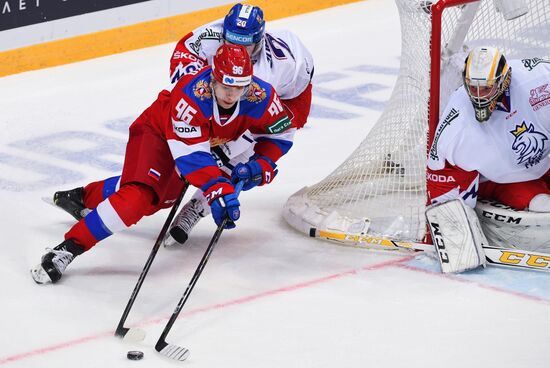 Хоккей. Кубок Первого канала. Матч Россия - Чехия