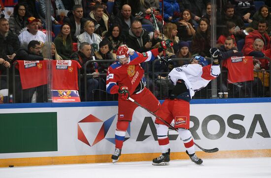 Хоккей. Кубок Первого канала. Матч Россия - Чехия
