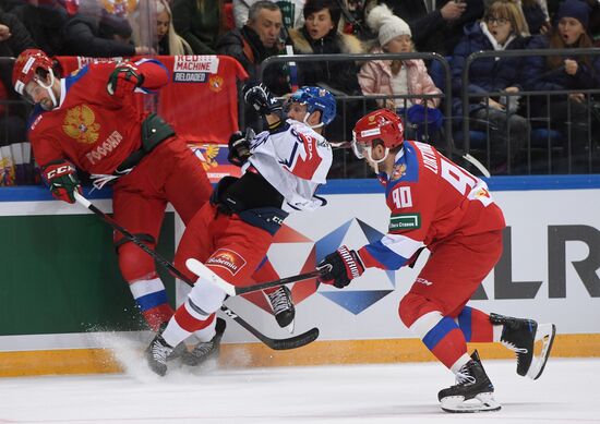 Хоккей. Кубок Первого канала. Матч Россия - Чехия