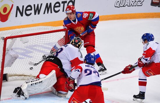 Хоккей. Кубок Первого канала. Матч Россия - Чехия