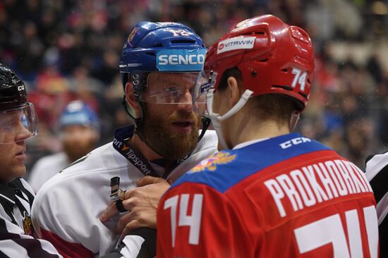 Хоккей. Кубок Первого канала. Матч Россия - Чехия