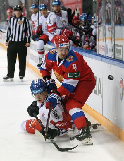 Хоккей. Кубок Первого канала. Матч Россия - Чехия