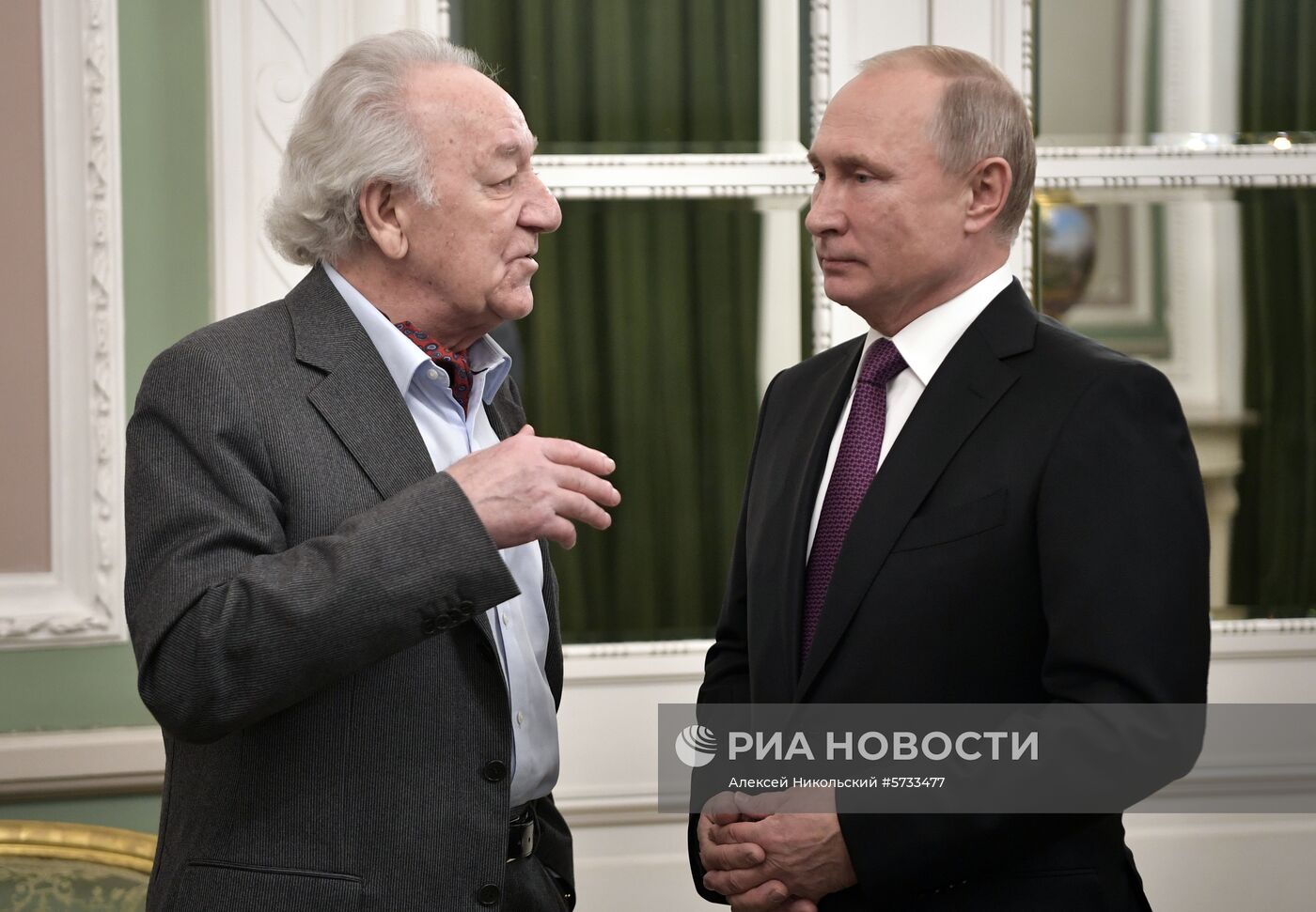 Рабочая поездка президента РФ В. Путина в Санкт-Петербург