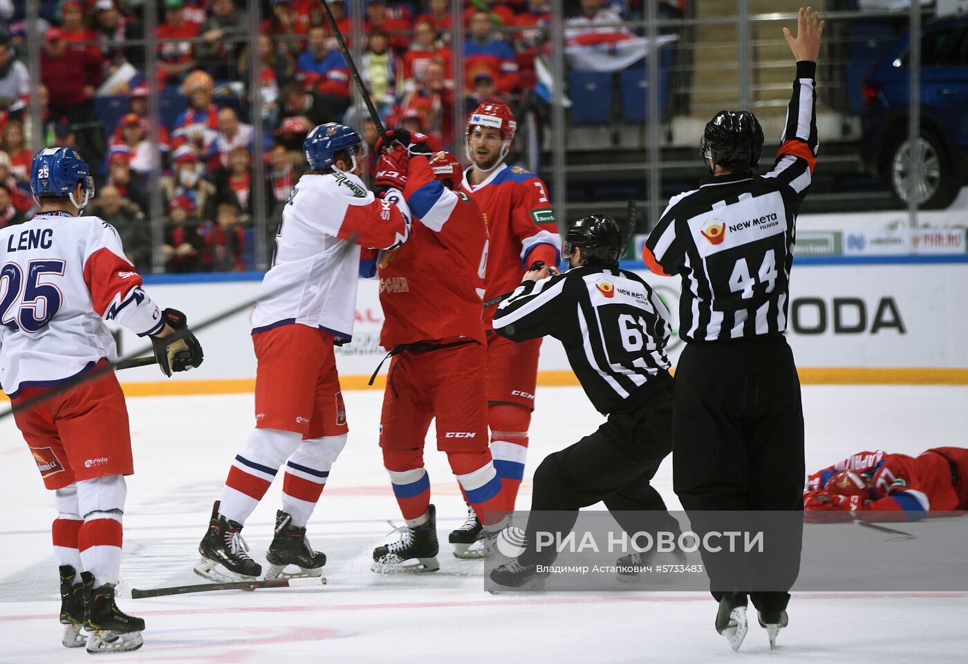 Хоккей. Кубок Первого канала. Матч Россия - Чехия