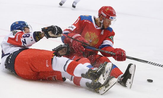 Хоккей. Кубок Первого канала. Матч Россия - Чехия
