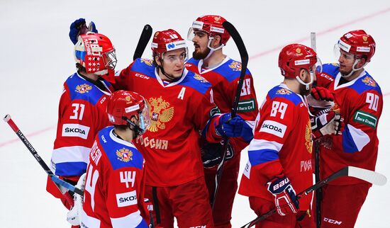Хоккей. Кубок Первого канала. Матч Россия - Чехия