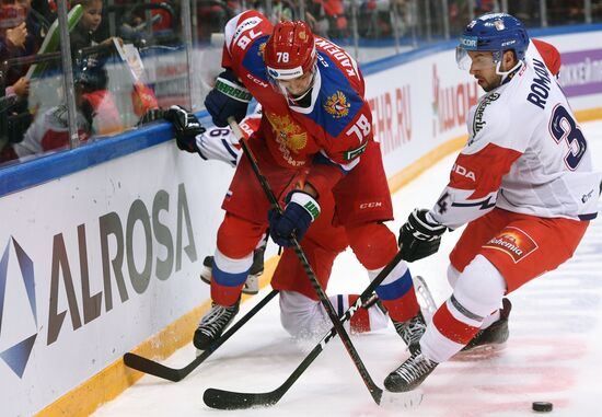 Хоккей. Кубок Первого канала. Матч Россия - Чехия