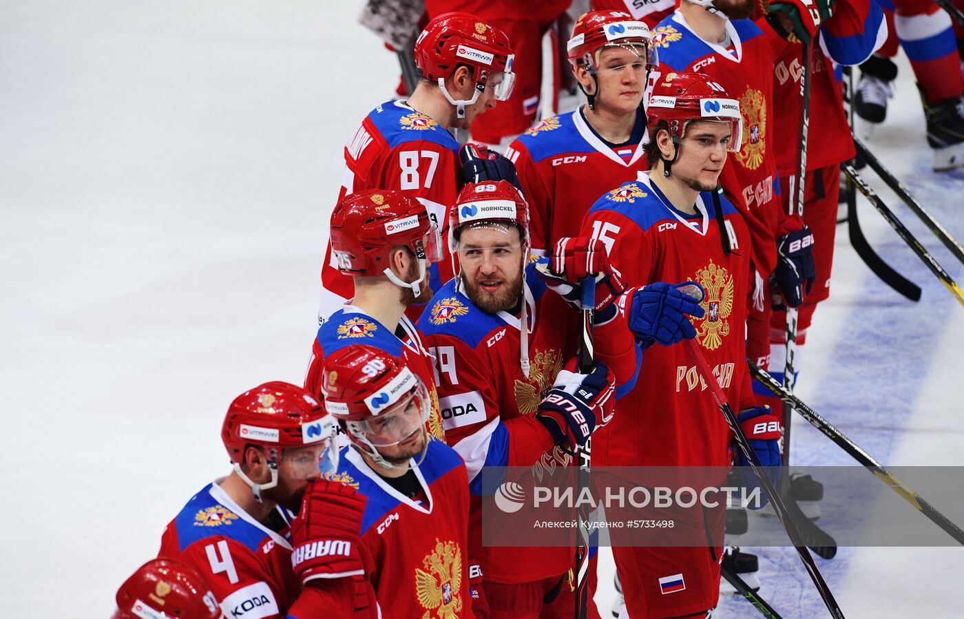 Хоккей. Кубок Первого канала. Матч Россия - Чехия