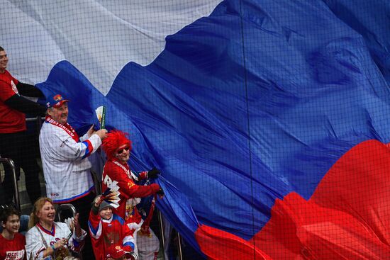 Хоккей. Кубок Первого канала. Матч Россия - Чехия