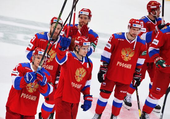 Хоккей. Кубок Первого канала. Матч Россия - Чехия