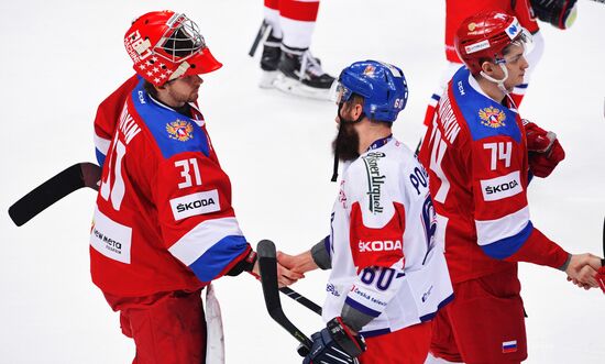 Хоккей. Кубок Первого канала. Матч Россия - Чехия