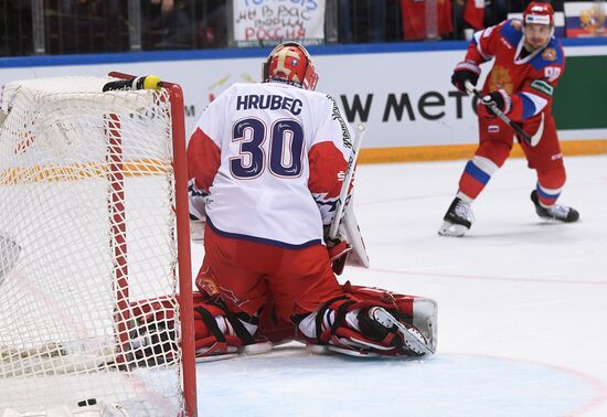 Хоккей. Кубок Первого канала. Матч Россия - Чехия