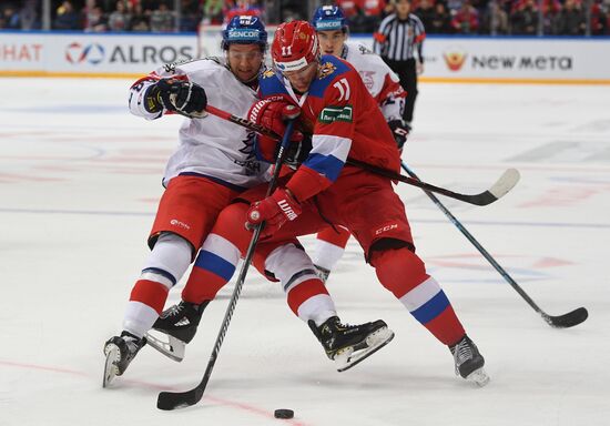 Хоккей. Кубок Первого канала. Матч Россия - Чехия