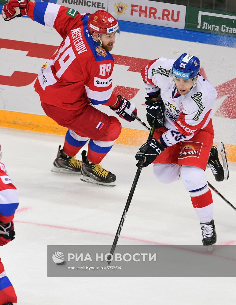 Хоккей. Кубок Первого канала. Матч Россия - Чехия
