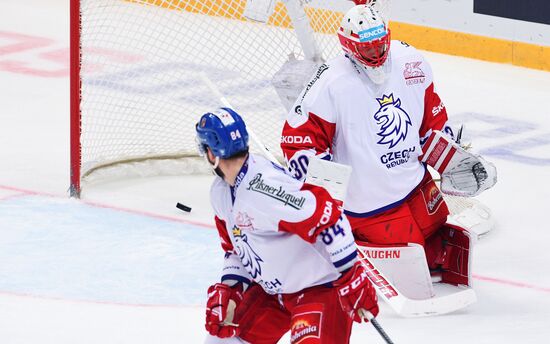 Хоккей. Кубок Первого канала. Матч Россия - Чехия