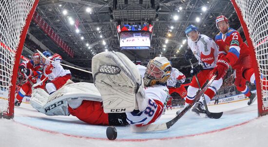 Хоккей. Кубок Первого канала. Матч Россия - Чехия