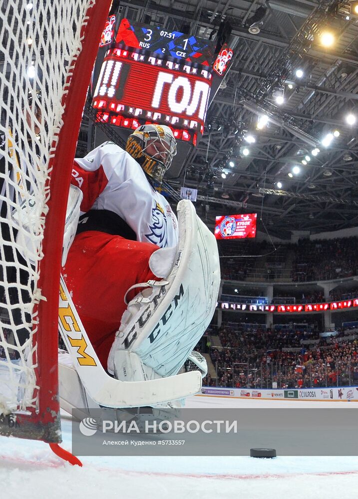 Хоккей. Кубок Первого канала. Матч Россия - Чехия