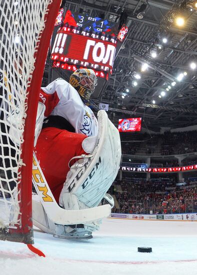 Хоккей. Кубок Первого канала. Матч Россия - Чехия