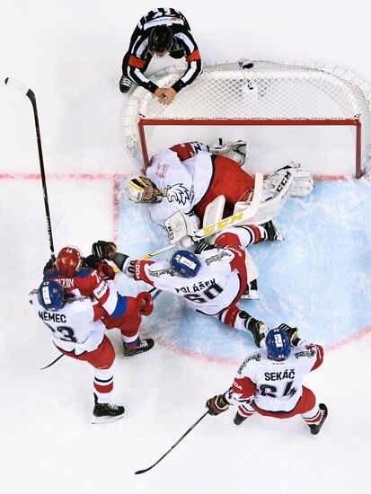 Хоккей. Кубок Первого канала. Матч Россия - Чехия