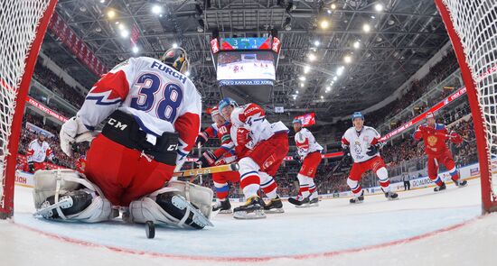 Хоккей. Кубок Первого канала. Матч Россия - Чехия